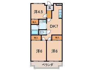 グレ－ス千鳥の物件間取画像